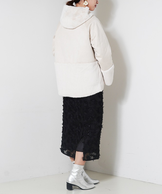 フェイクムートンファ－コート