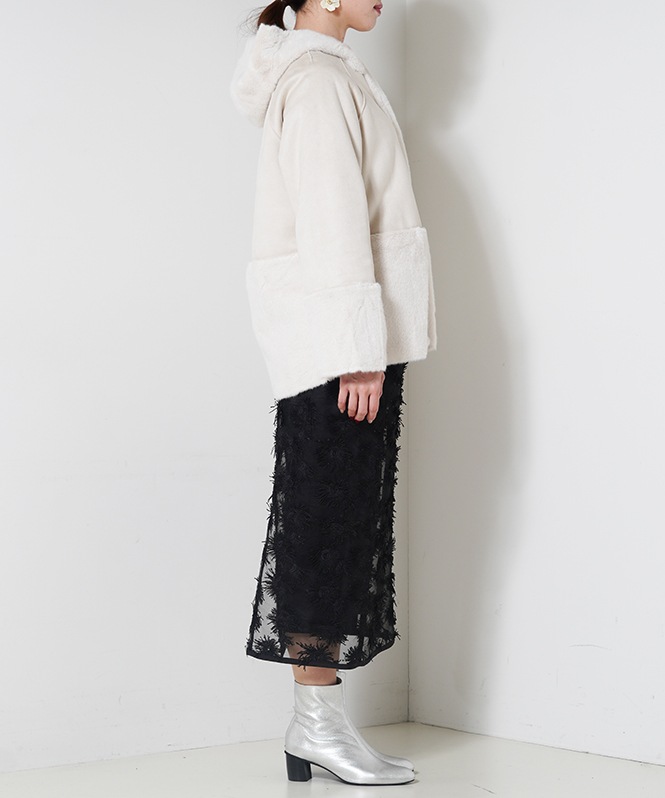 フェイクムートンファ－コート