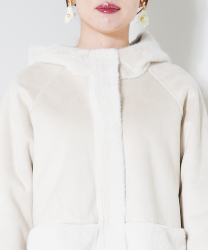 フェイクムートンファ－コート