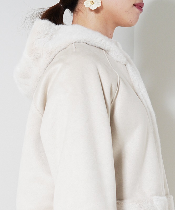 フェイクムートンファ－コート