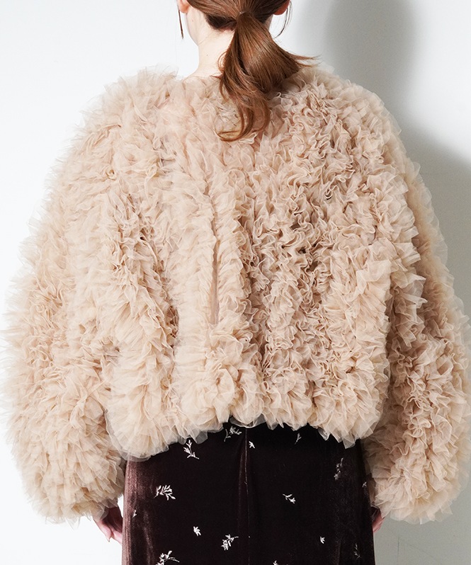 volume tulle jacket