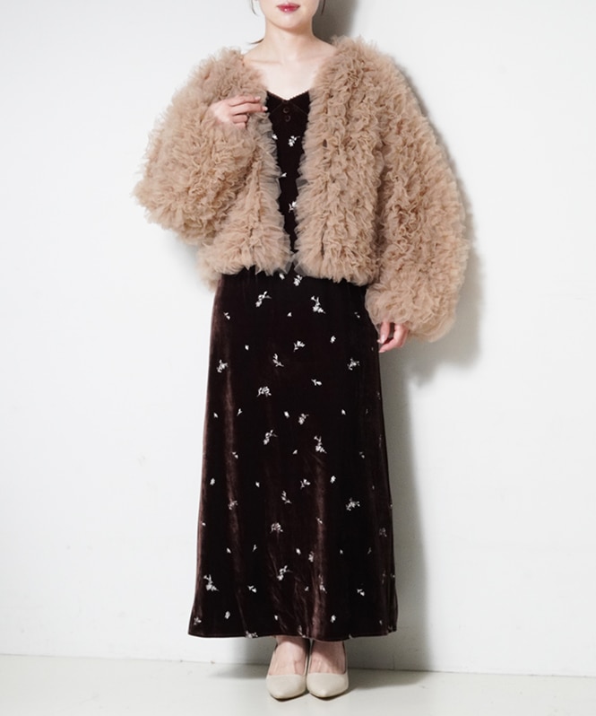 volume tulle jacket