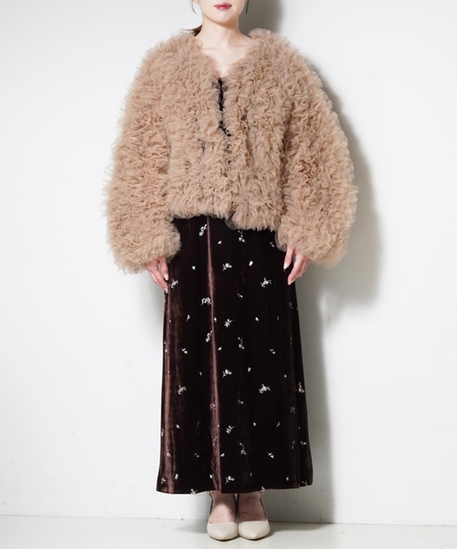 volume tulle jacket