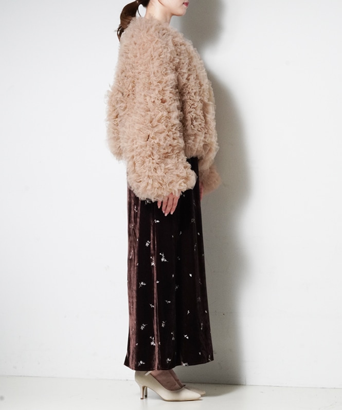 volume tulle jacket