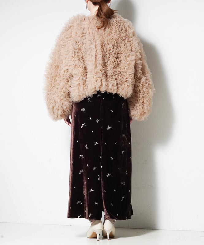 volume tulle jacket