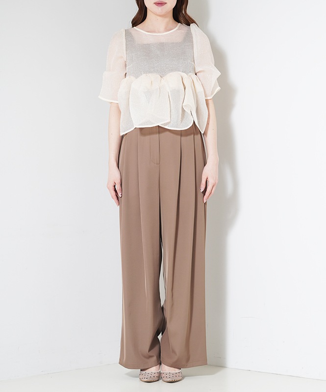 Organza Peplum 3Piece