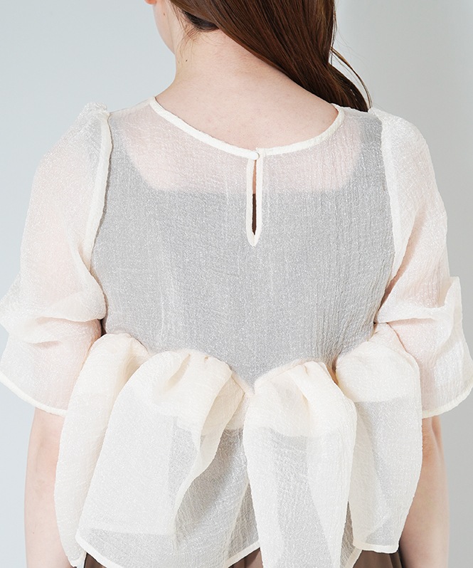 Organza Peplum 3Piece