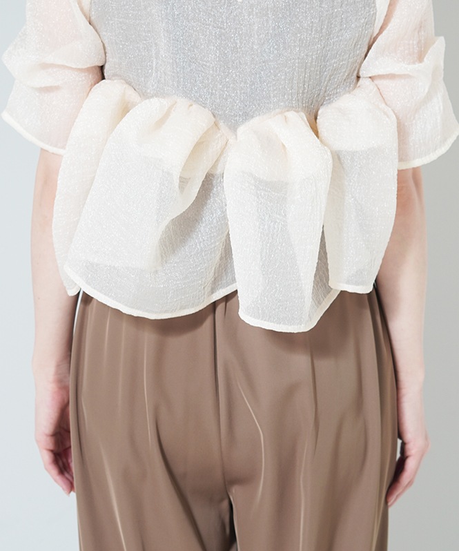 Organza Peplum 3Piece