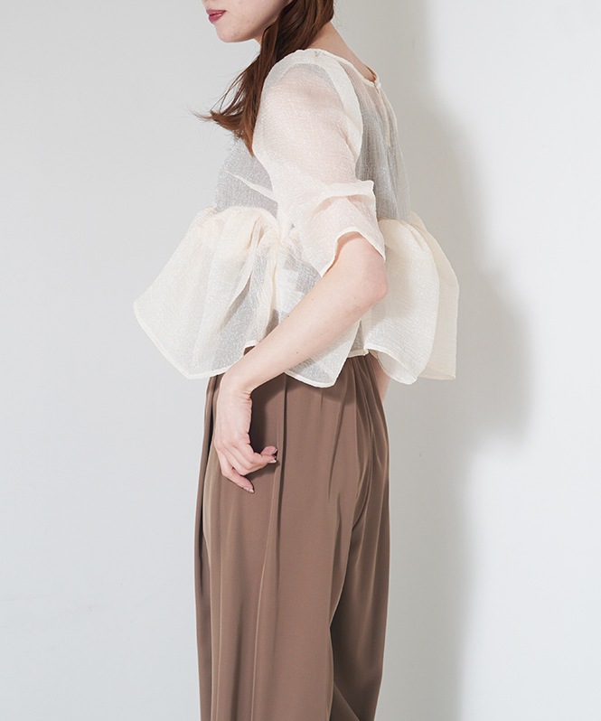 Organza Peplum 3Piece