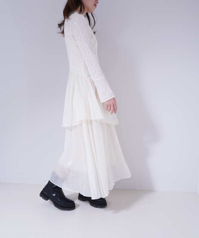 ワンピース Rie ROOM903 総レースフリルワンピース | DRESS,DRESS | ROOM903 online
