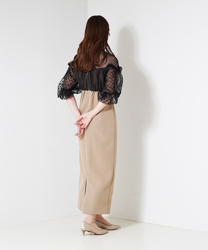 ANDRESD flocky dot one piece | DRESS,DRESS | ROOM903 online