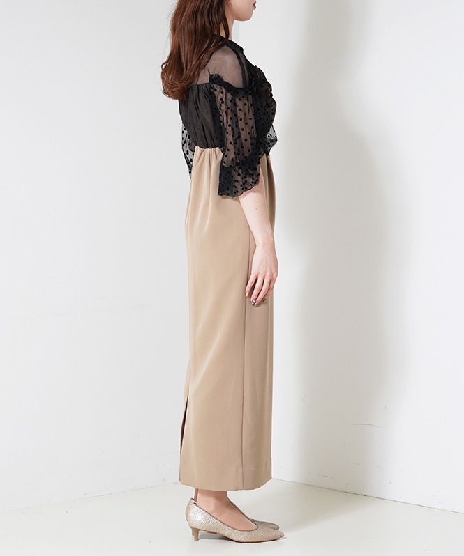 ANDRESD flocky dot one piece | DRESS,DRESS | ROOM903 online