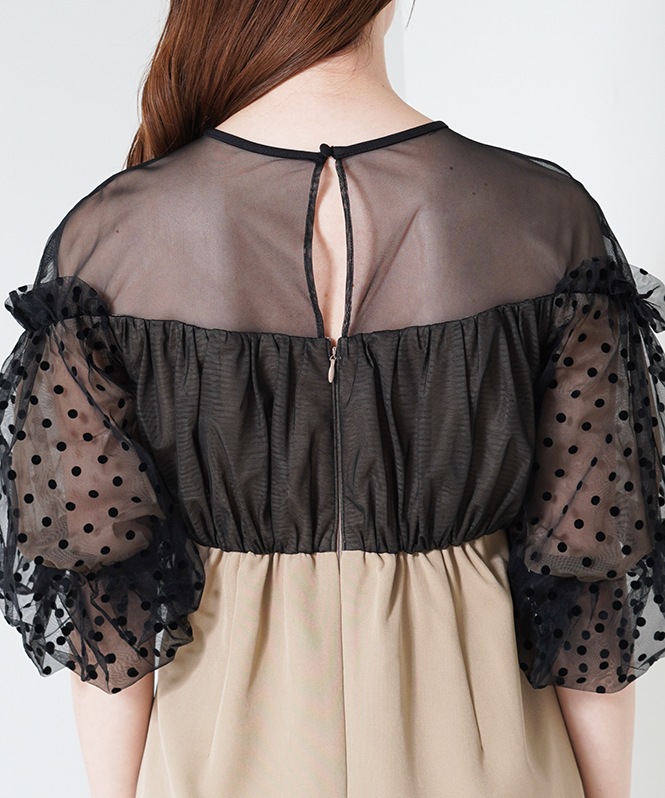 ANDRESD flocky dot one piece | DRESS,DRESS | ROOM903 online
