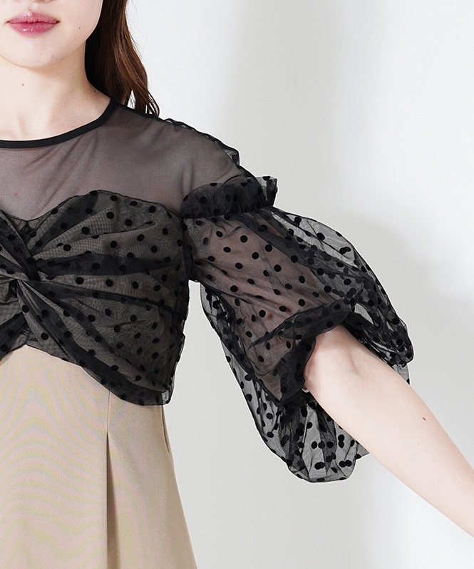 ANDRESD flocky dot one piece | DRESS,DRESS | ROOM903 online