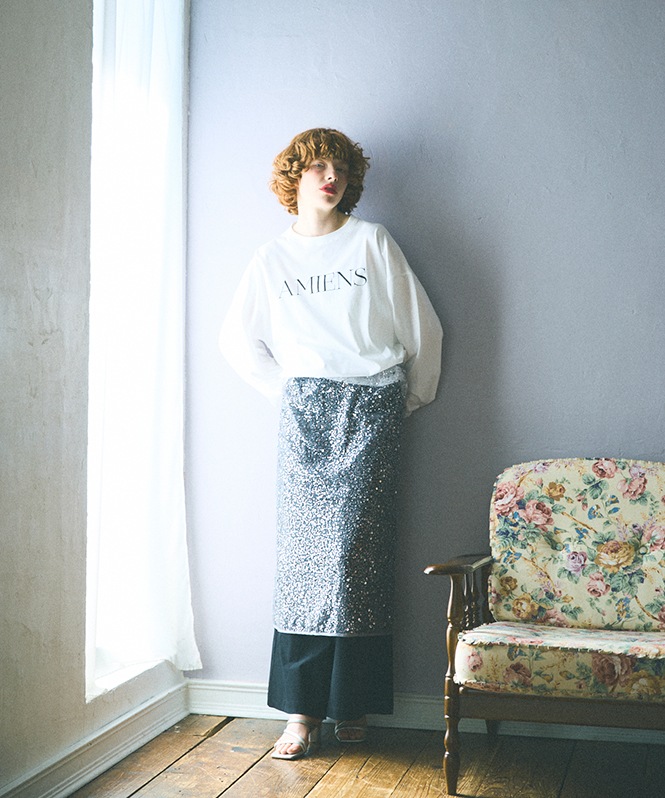 ロゴBIGシルエットTEE