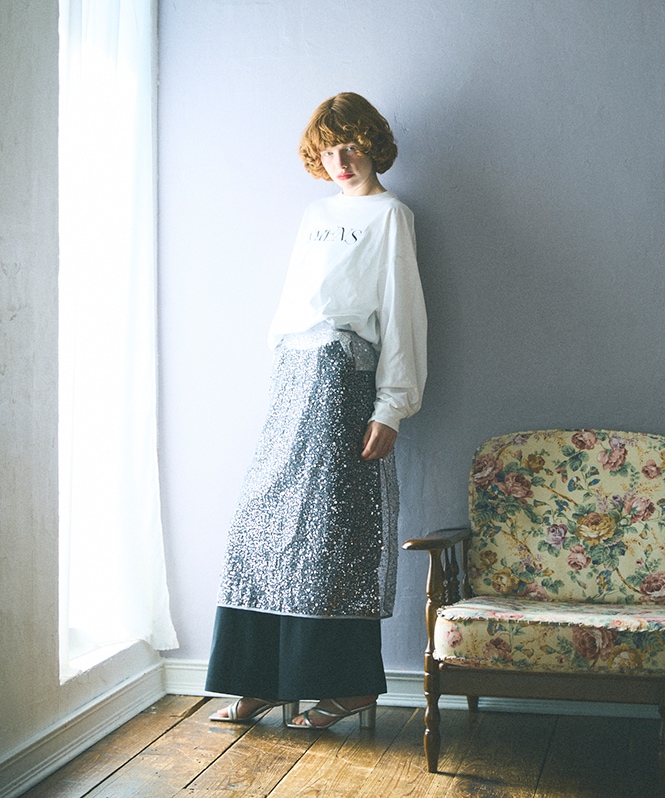 ロゴBIGシルエットTEE