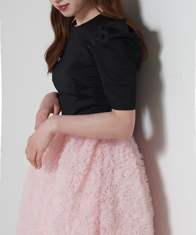 mocomoco set up half sleeve dress