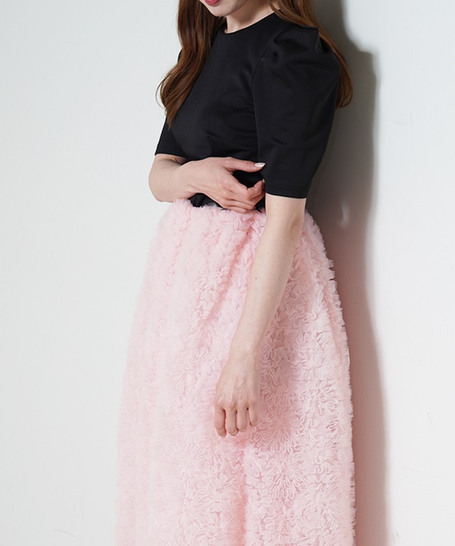 mocomoco set up half sleeve dress