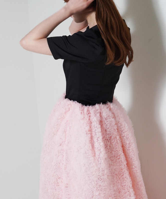 mocomoco set up half sleeve dress