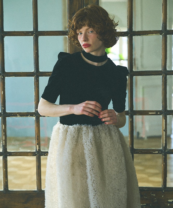 mocomoco set up half sleeve dress