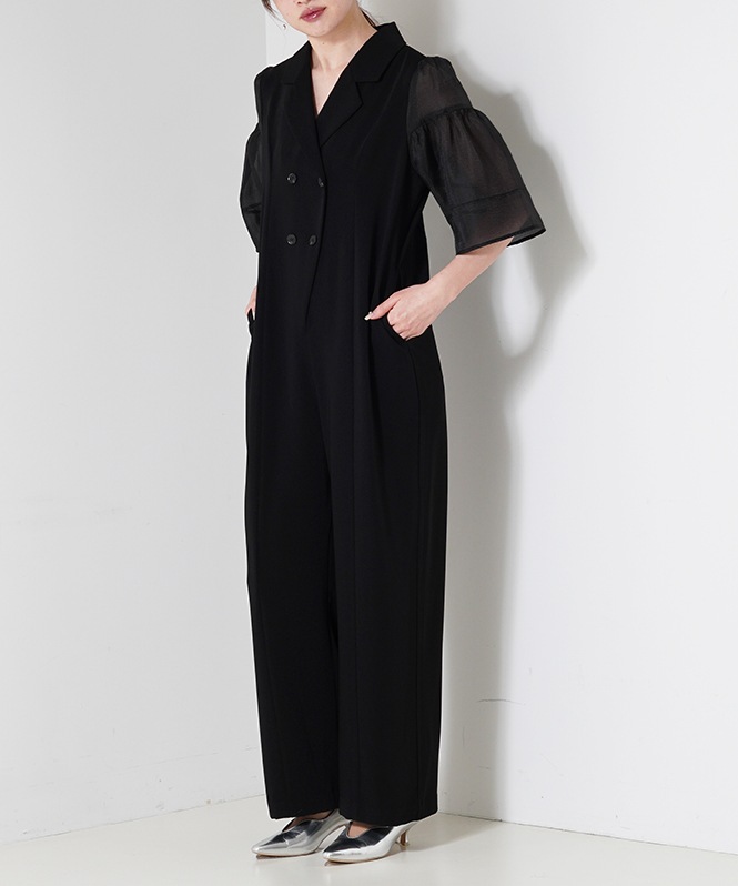 8★新品★ LE’RURE Bell sleeve rompers パンツドレス LE'RURE パンツドレス lantern sleeve rompers : ZOZOTOWN Yahoo