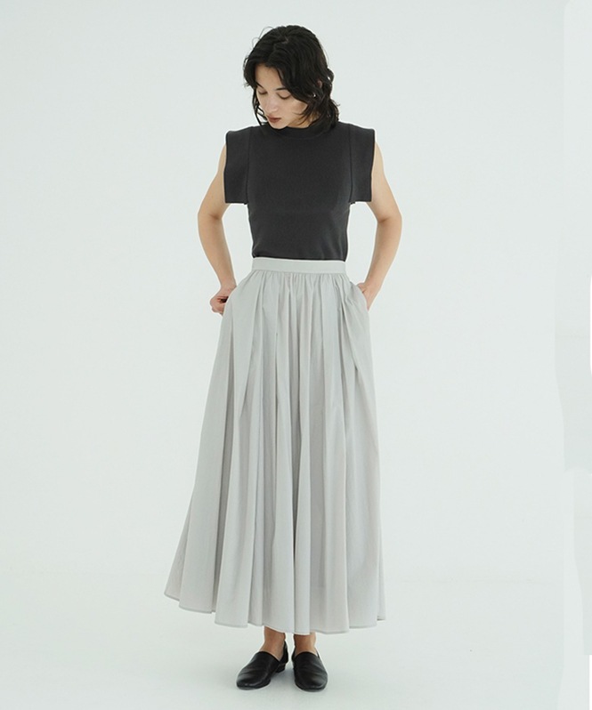 SQUARE SLEEVE KNIT TOPS