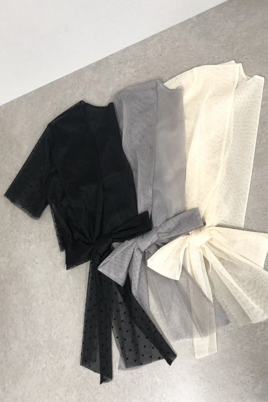 AMLILE×kaene 別注2WAYチュールボレロ