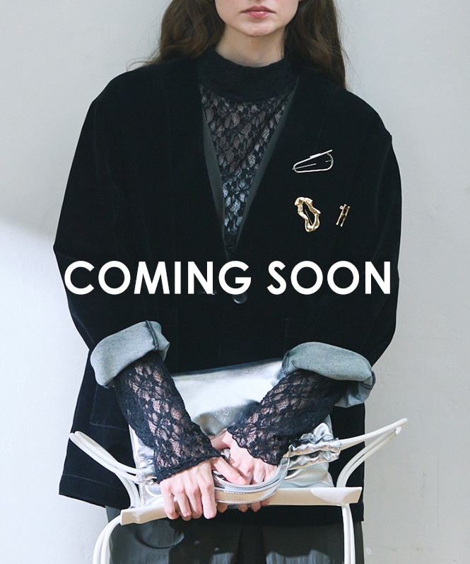 【COMING SOON】フロッキーデニムオーバージャケット