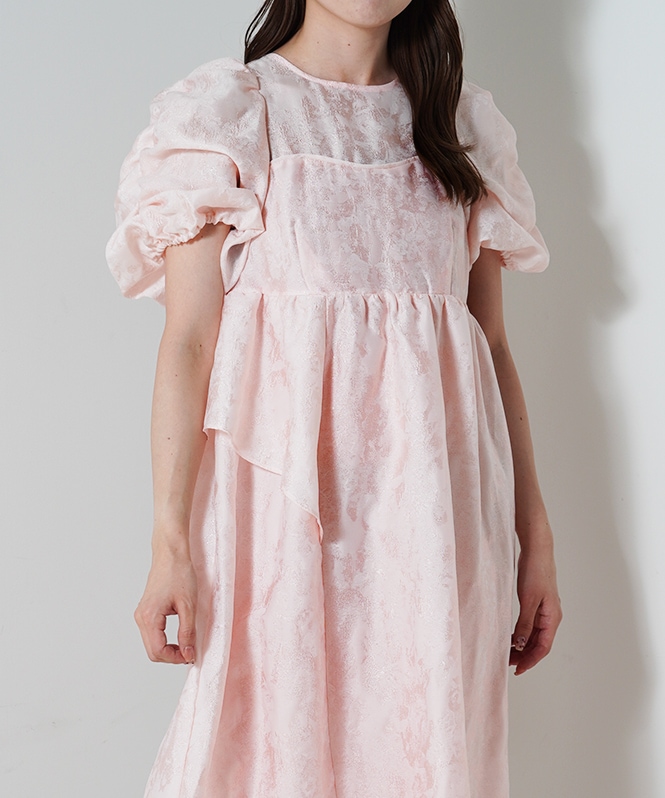【美品】ANDRESD bubble sleeve jacquard dress ANDRESD bubble sleeve jacquard dress | DRESS,DRESS | ROOM903