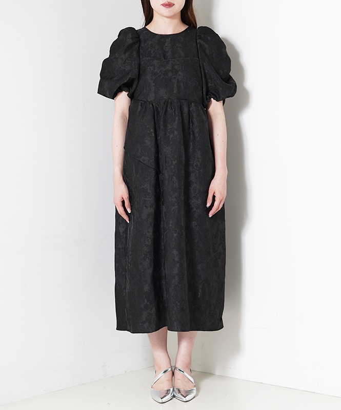 【新品】ANDRESD ANDRESD bubble sleeve jacquard dress | DRESS,DRESS | ROOM903
