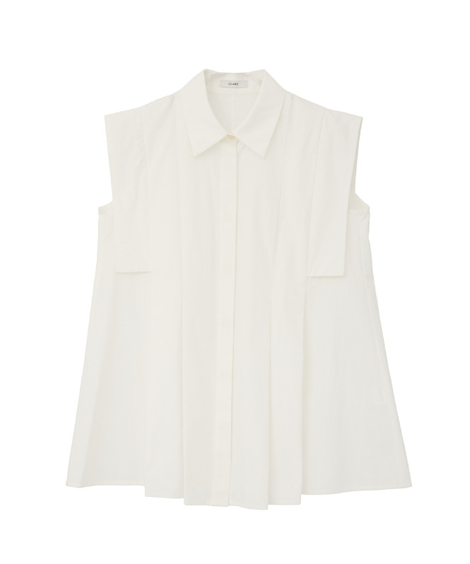 PANELL PLEAT SQUARE SLEEVE SHIRTS