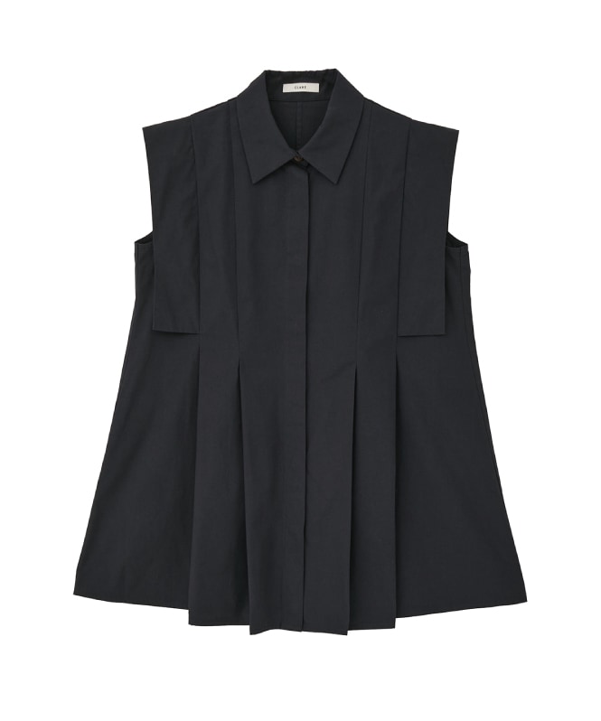 PANELL PLEAT SQUARE SLEEVE SHIRTS