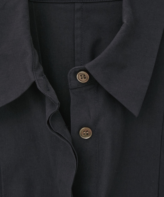 PANELL PLEAT SQUARE SLEEVE SHIRTS