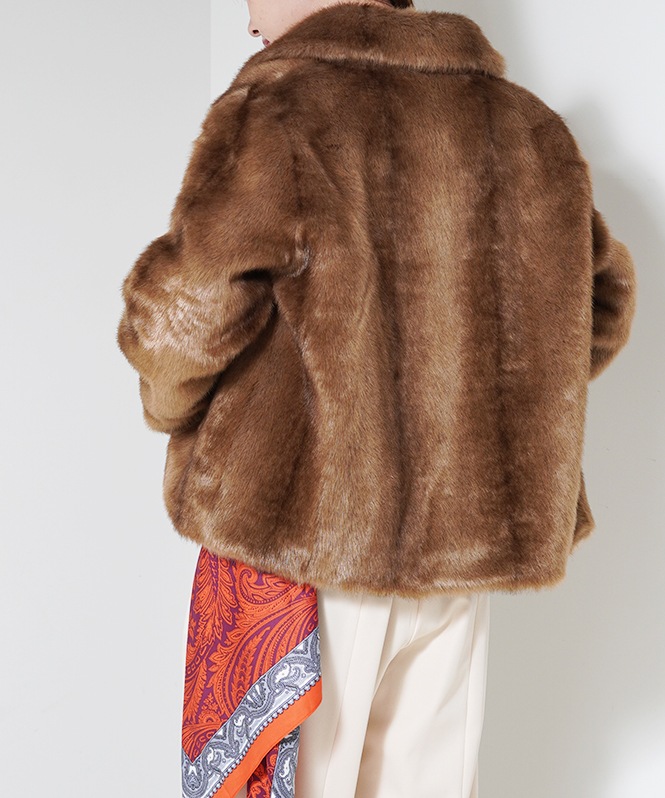 MILA FAUX FUR JACKET | OUTER,コート | ROOM903 online