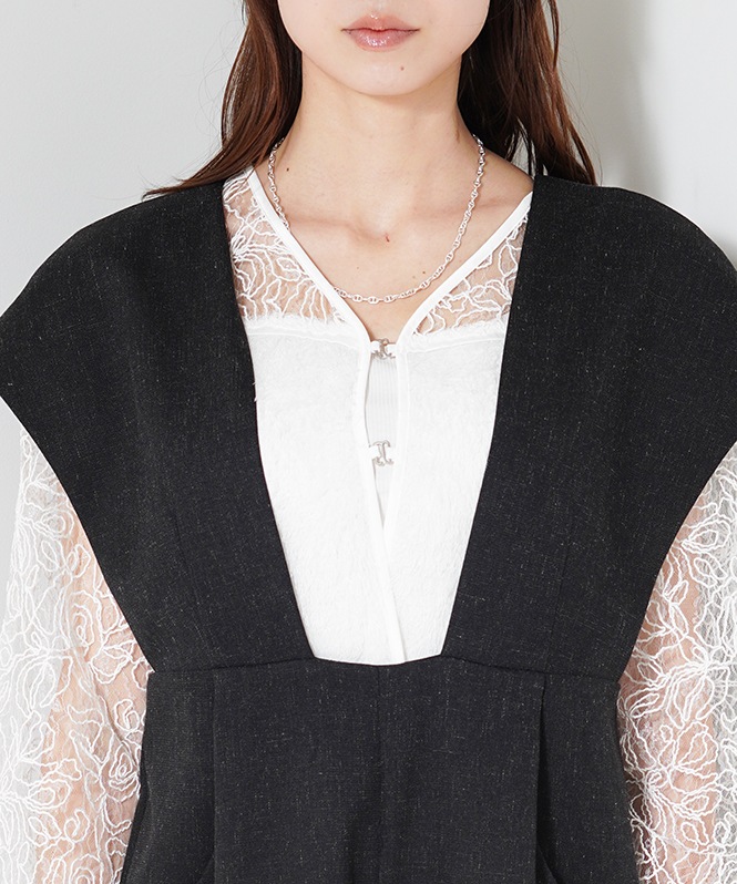 ワイドドレープコンビネゾン