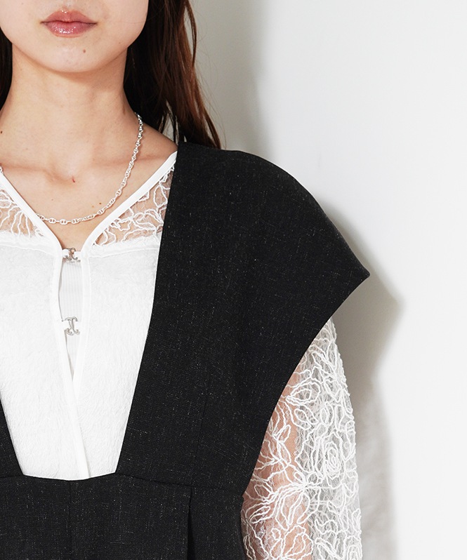 ワイドドレープコンビネゾン