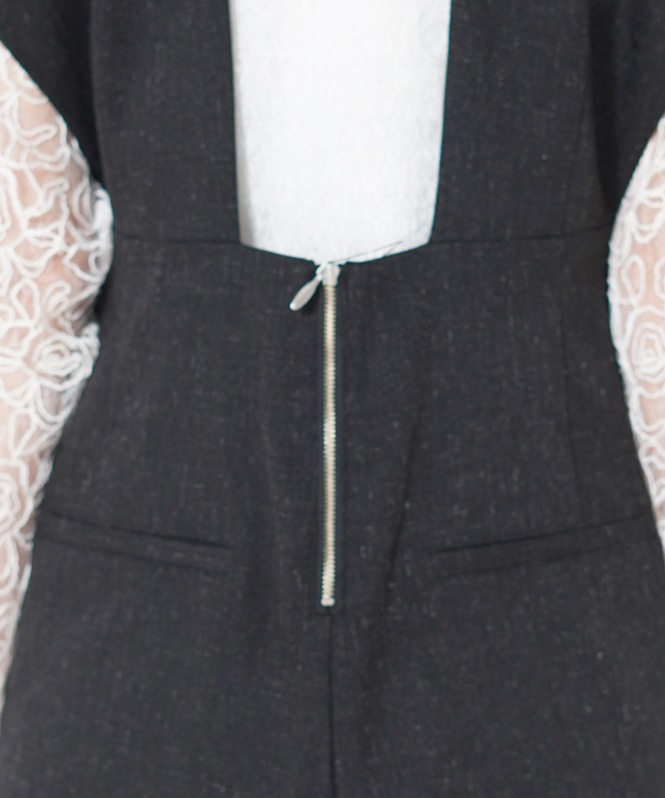 ワイドドレープコンビネゾン