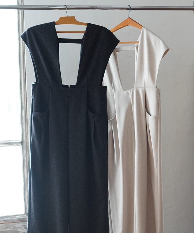 ワイドドレープコンビネゾン