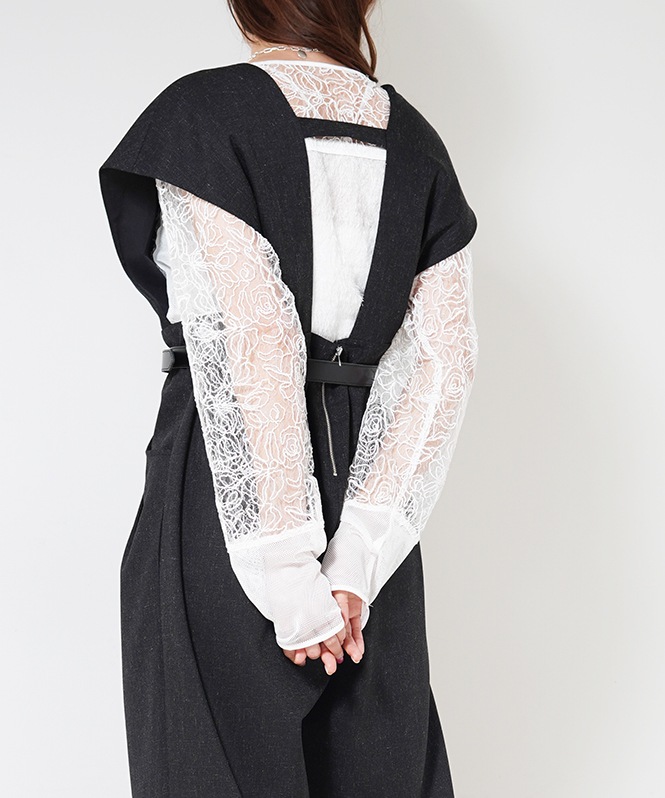 ワイドドレープコンビネゾン