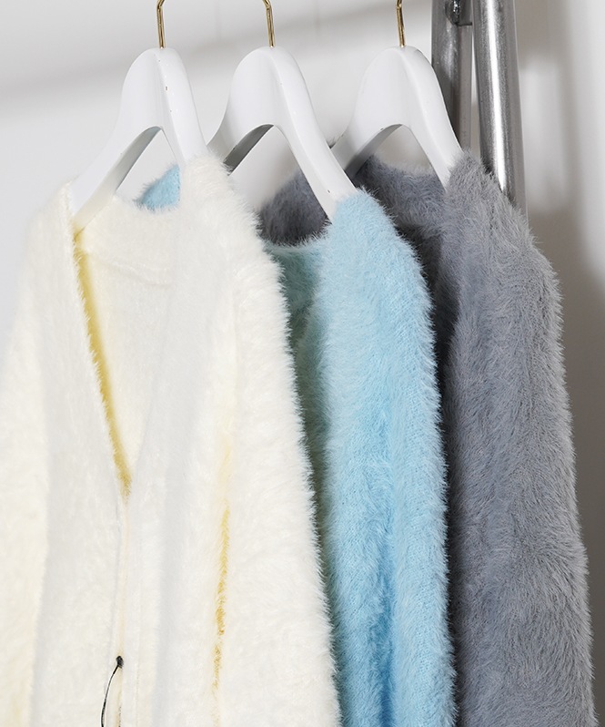 フェザーヤーンカーディガン