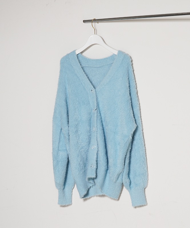 フェザーヤーンカーディガン