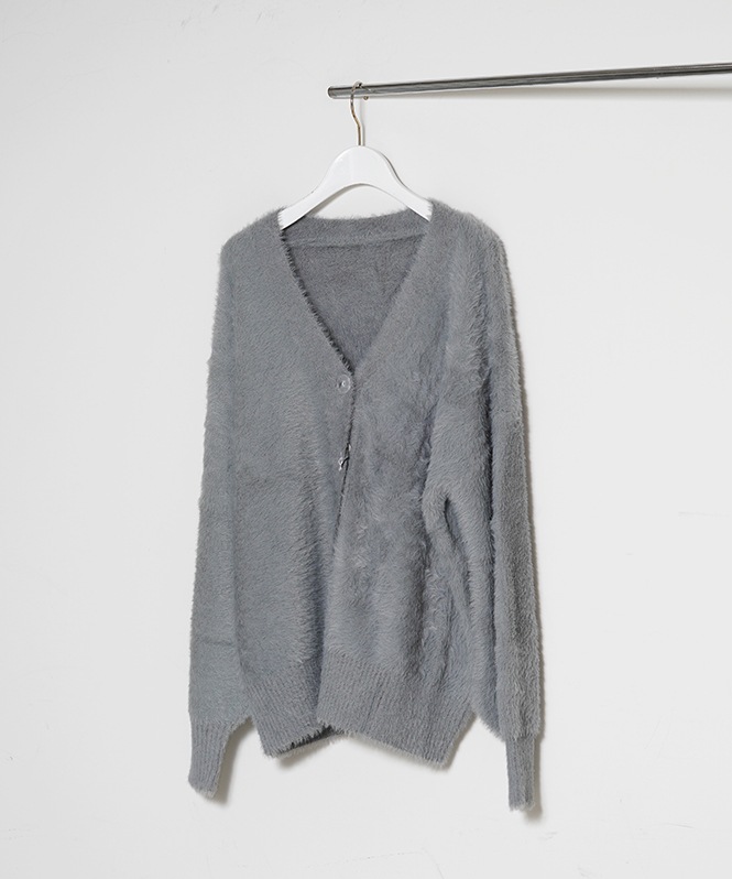 フェザーヤーンカーディガン