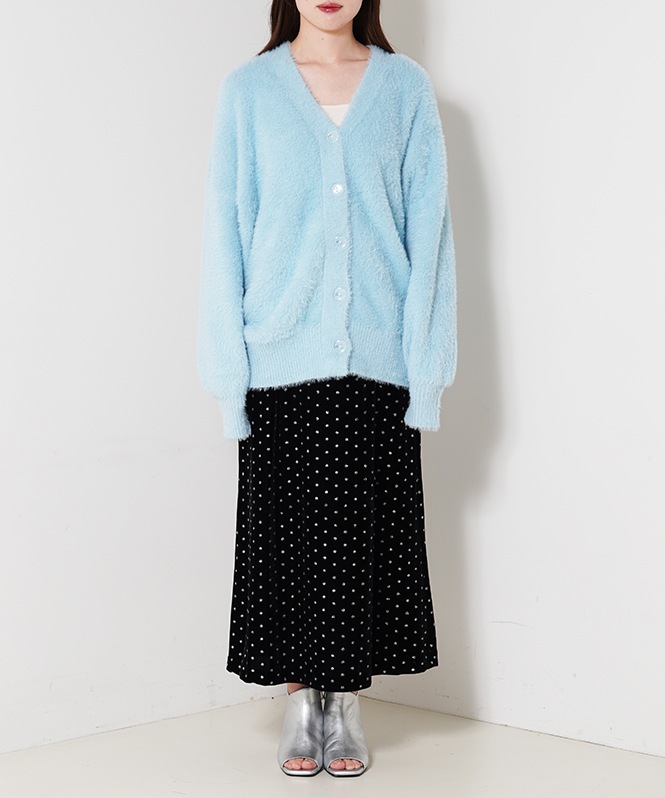 フェザーヤーンカーディガン