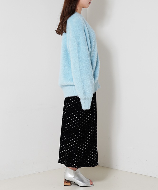 フェザーヤーンカーディガン