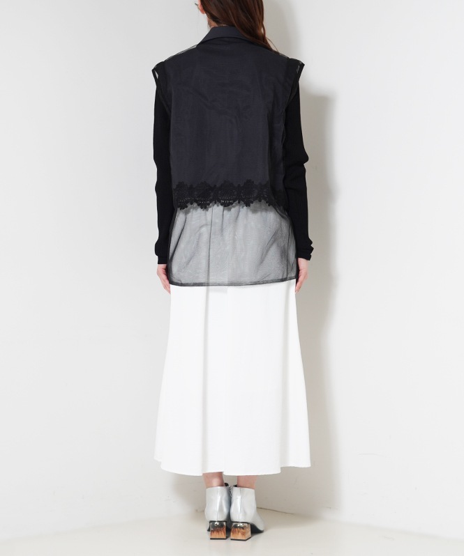 レースキリカエレイヤードベスト