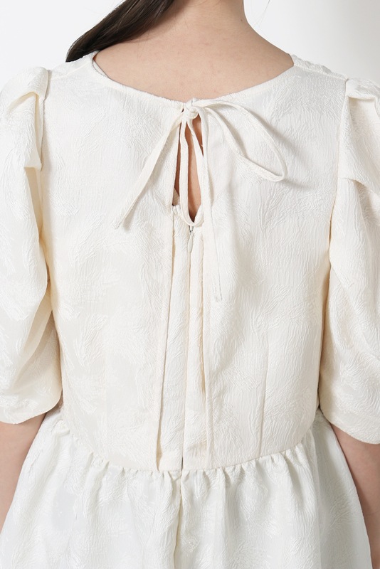 howdy ジャガードペプラムジャケット howdy ジャガードペプラムジャケット＆パンツ(S)