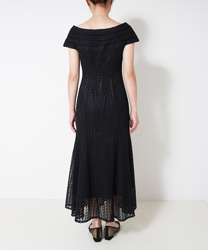 かぎ編みレースワンピース■