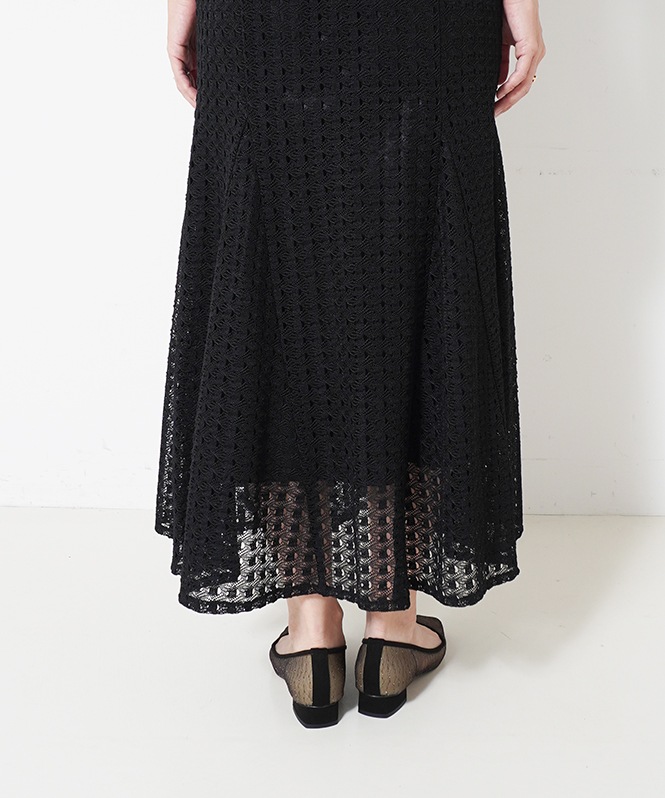 かぎ編みレースワンピース■