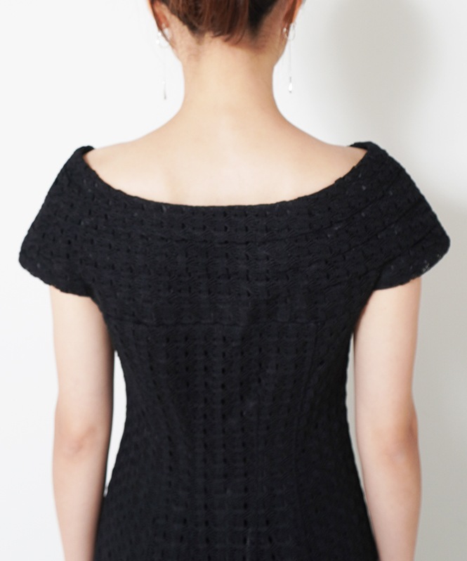 かぎ編みレースワンピース■