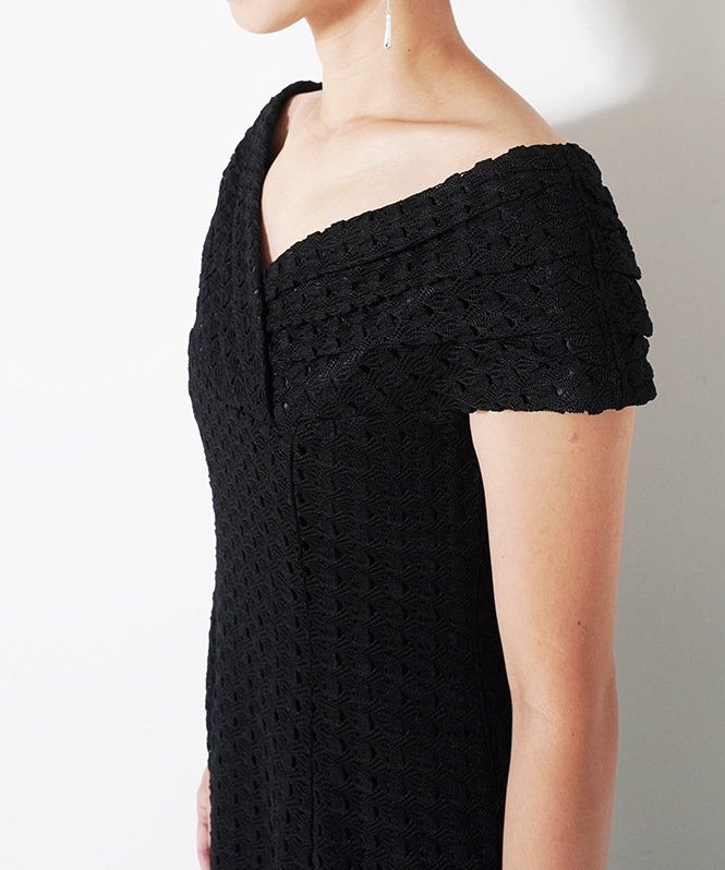 かぎ編みレースワンピース■